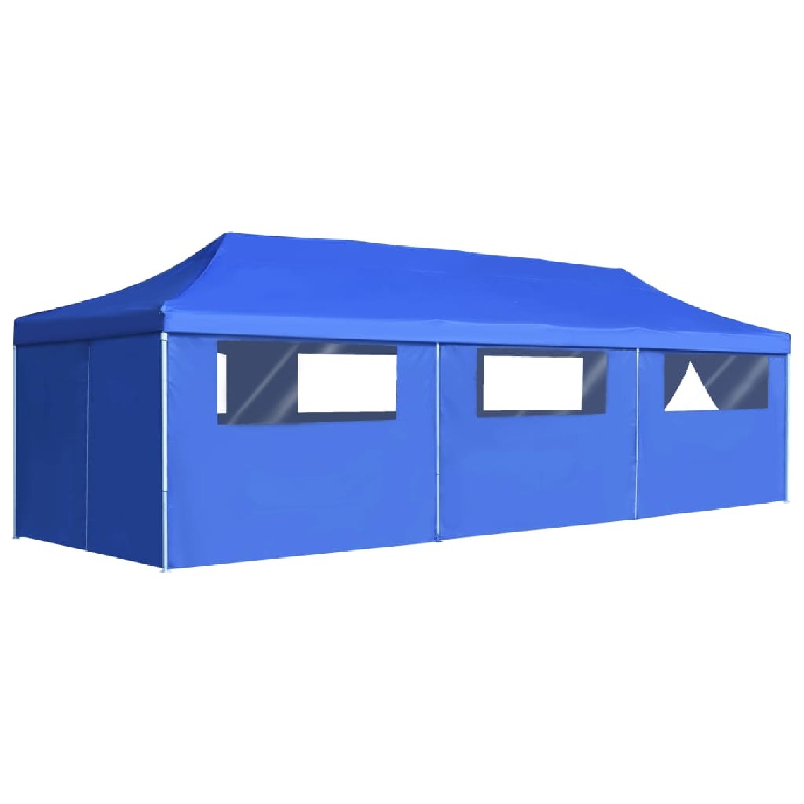 Chunhelife - Tente de réception pliable avec 8 parois 3x9 m Bleu - Marquise, auvent