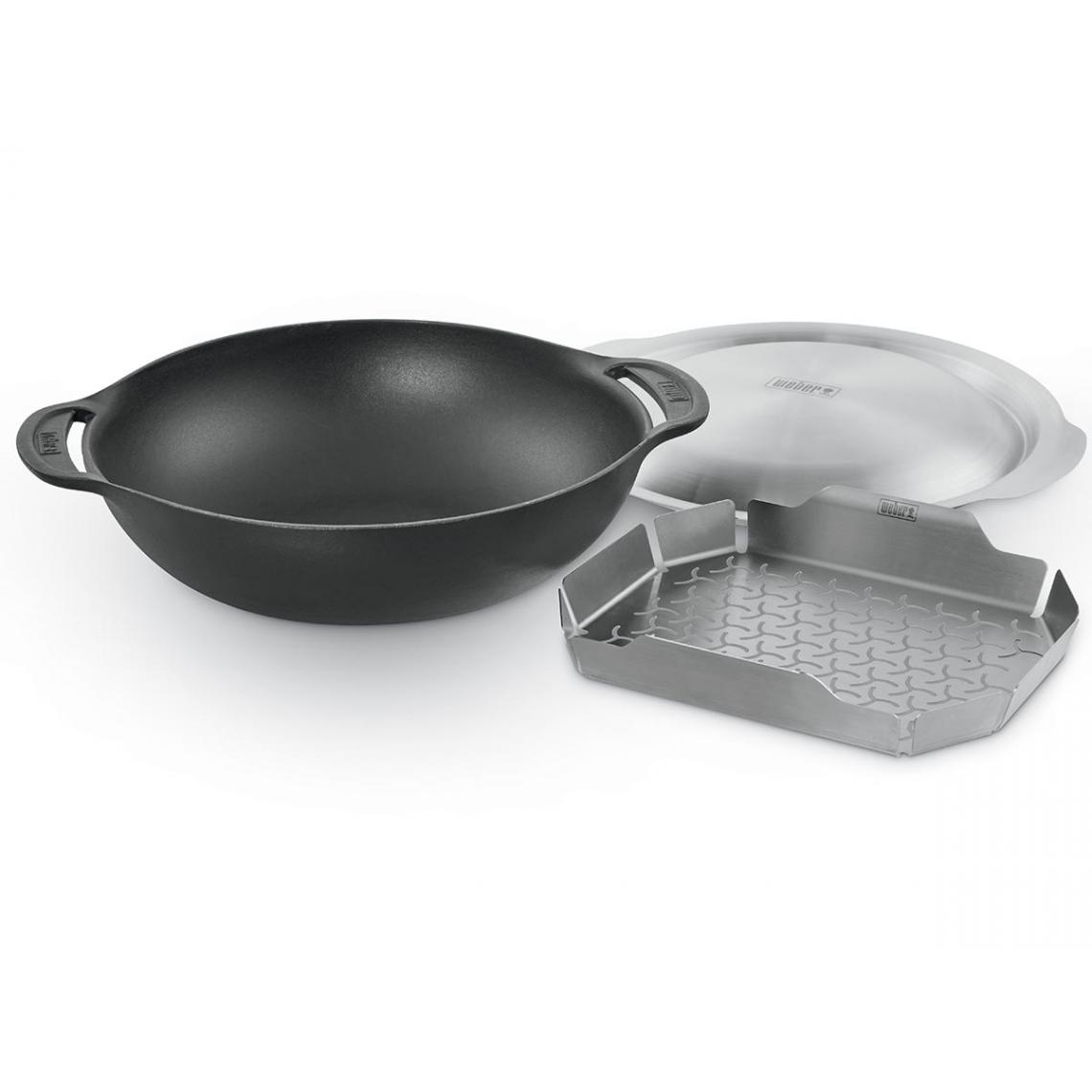 Weber - Gourmet System - Wok pour barbecue Weber - Accessoires barbecue