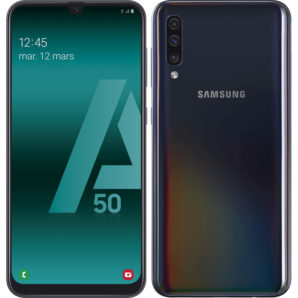 Samsung - Galaxy A50 - 128 Go - Noir - Smartphone Android