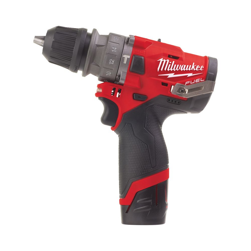 Milwaukee - Perceuse percussion à mandrin amovible MILWAUKEE M12 FPDX-202X - 4933464136 - Coffrets outils