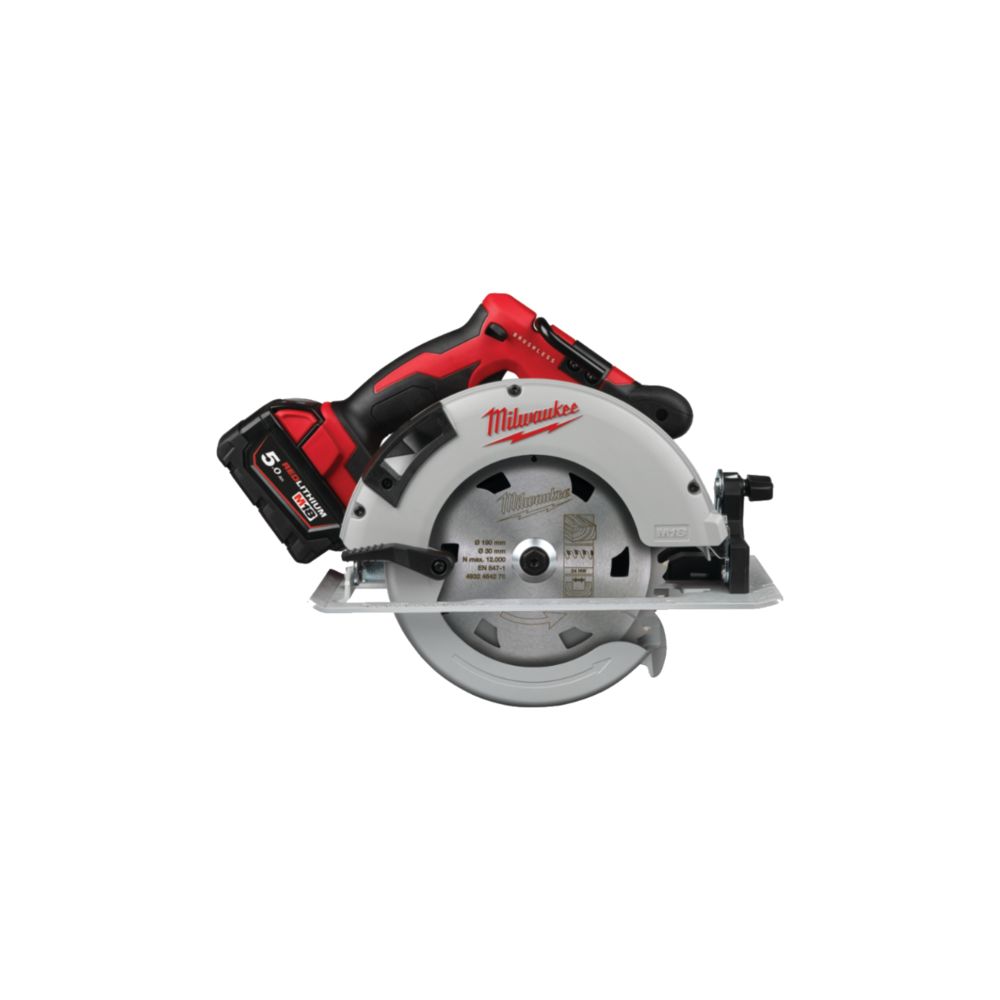 Milwaukee - Scie circulaire MILWAUKEE M18 FUEL FCSG66-121C - 66mm - 1 batteries 18V 12Ah - 1 chargeur - 4933471195 - Scies circulaires
