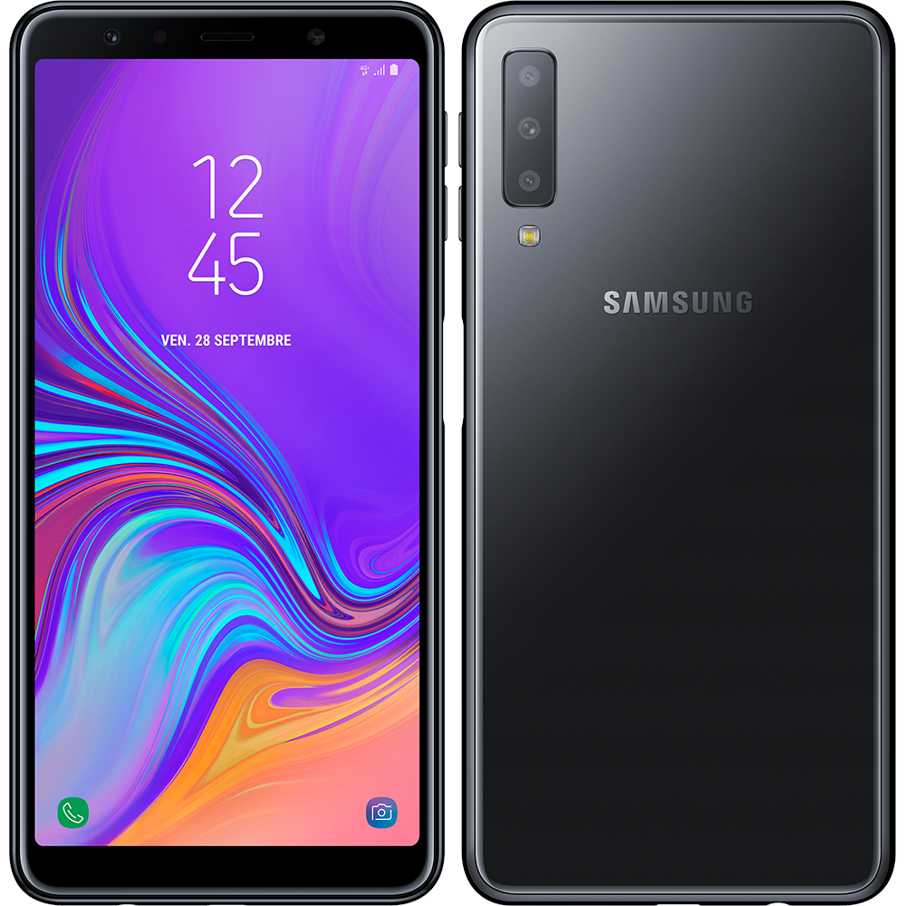 Samsung - Galaxy A7 - 64 Go - Noir - Smartphone Android