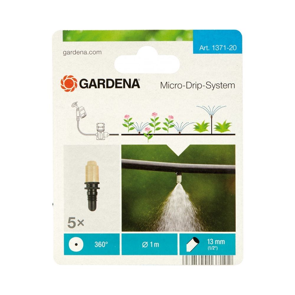 Gardena - Gardena Asperseur vaporisateur Micro-Drip-System Noir/Beige 35 x 20 x 19 cm - 5 pièces - Consommables pour outillage motorisé
