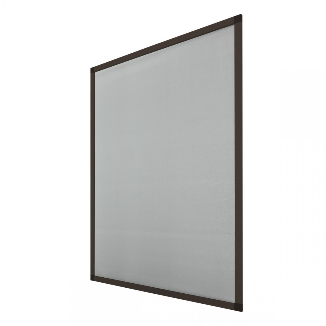 Ecd Germany - 5 x moustiquaire cadre en aluminium brun - Moustiquaire Fenêtre