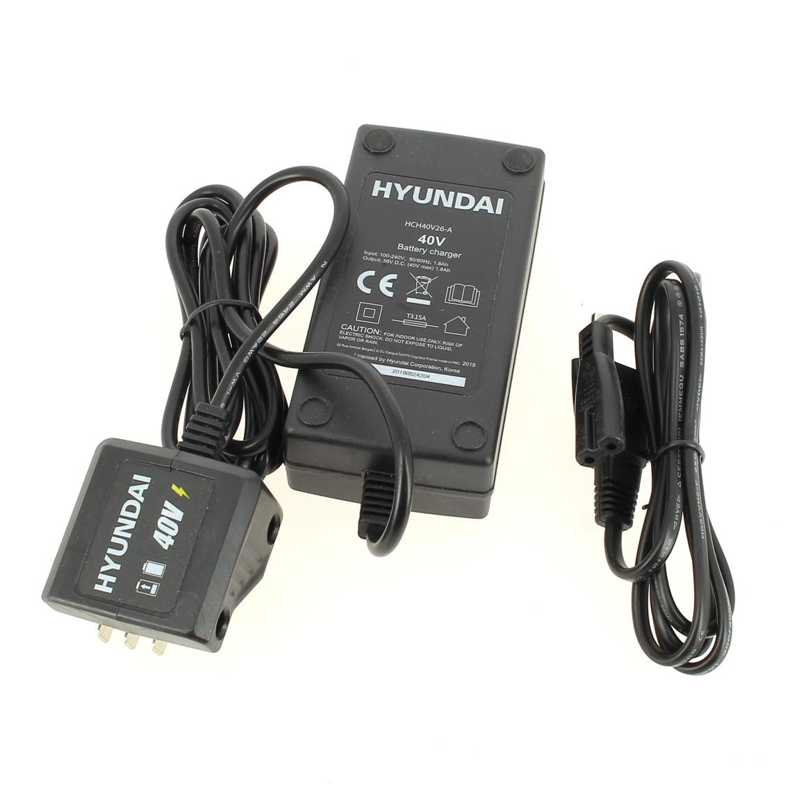 Hyundai - Chargeur de batterie 40v 1,8ah pour Taille-haie Hyundai - Consommables pour outillage motorisé