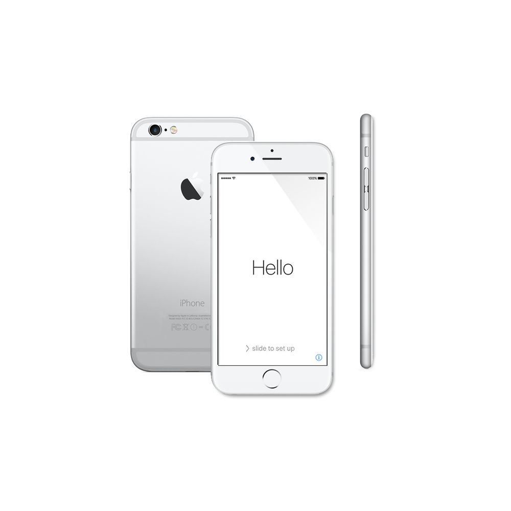 Apple - Apple iPhone 6 64 Go Argent - débloqué tout opérateur - iPhone