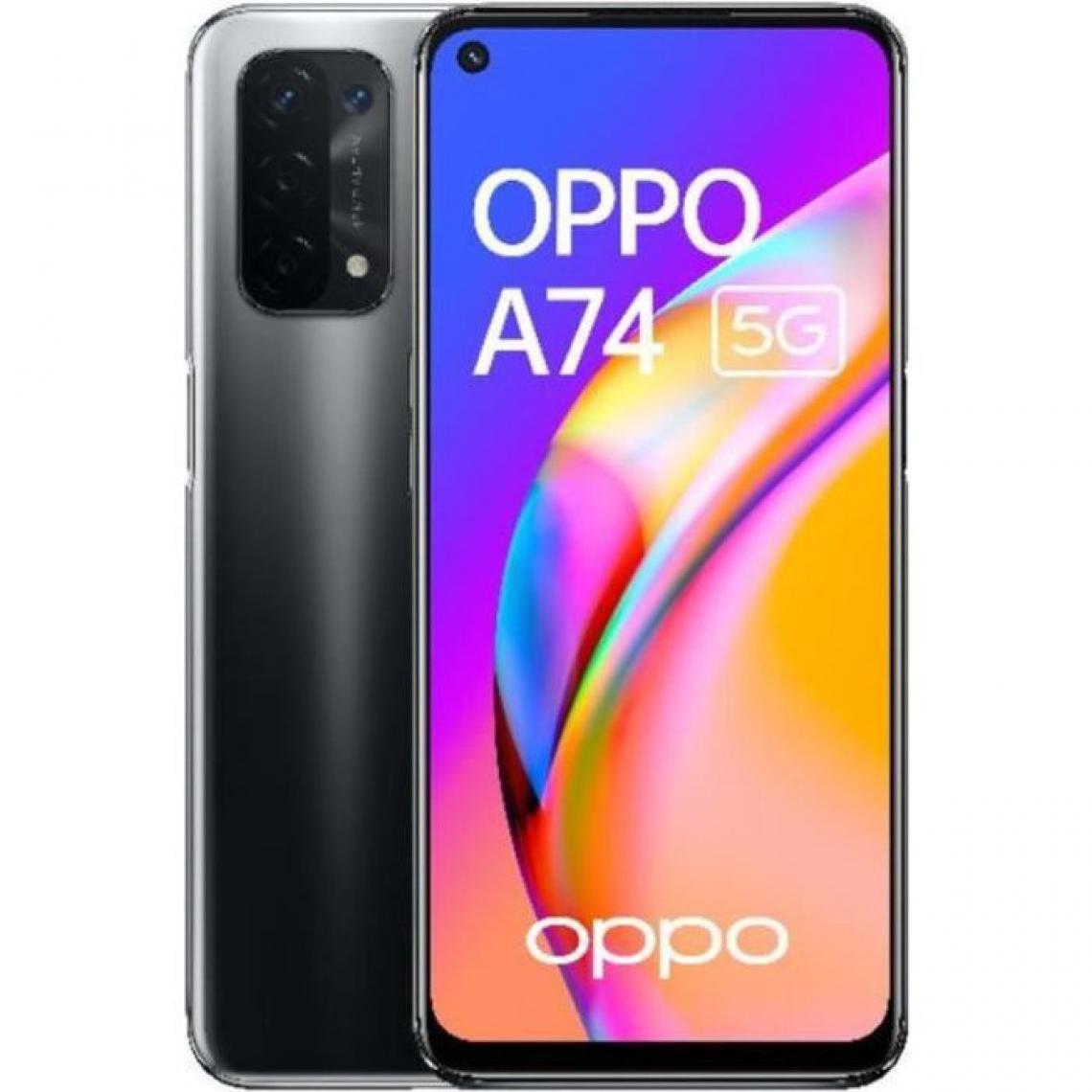 Oppo - OPPO A74 5G 128Go Noir - Smartphone Android