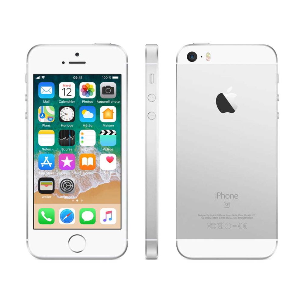 Apple - iPhone SE - 128 Go - MP872F/A - Argent - iPhone