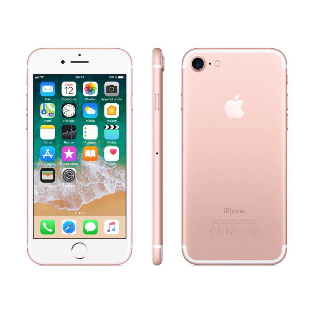 Apple - iPhone 7 - 128 Go - MN952ZD/A - Or Rose - iPhone