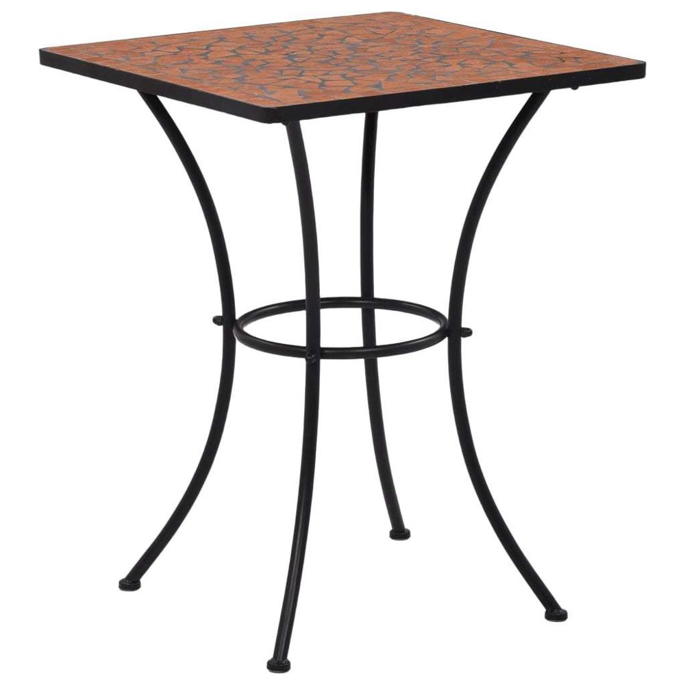 Uco - UCO Table de bistro mosaïque Terre cuite 60 cm Céramique - Tables de jardin
