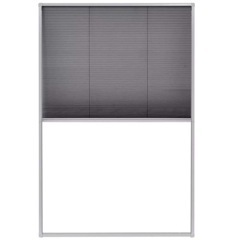 marque generique - Icaverne - Moustiquaires pour fenêtre gamme Moustiquaire plissée pour fenêtre Aluminium 80 x 120 cm - Moustiquaire Fenêtre