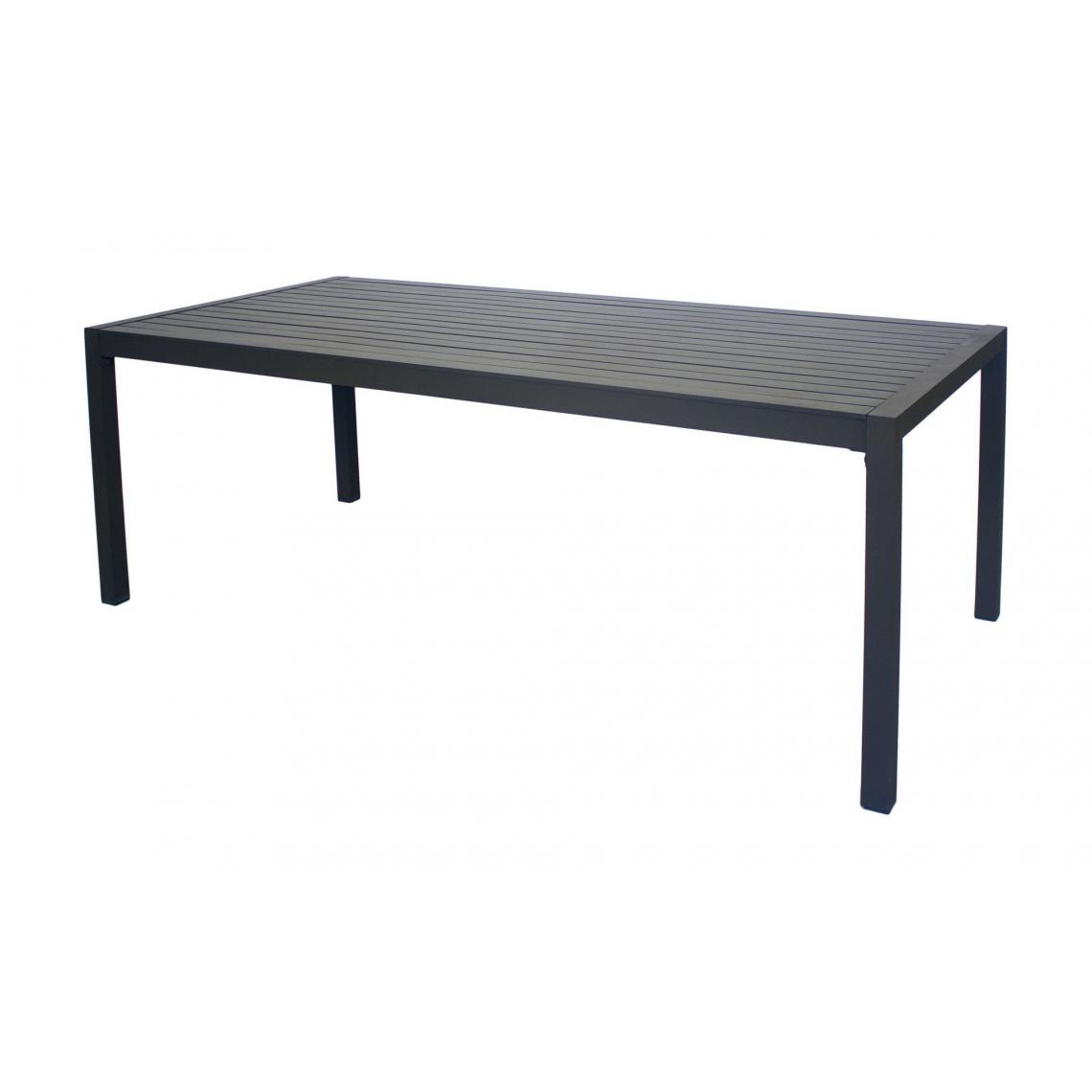 Hevea - Table de jardin en aluminium Sarana 190 cm - Tables de jardin