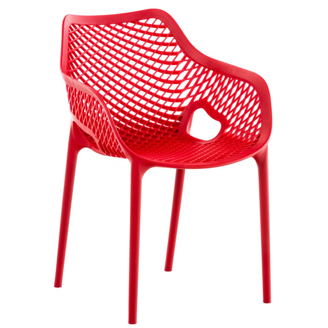 Icaverne - Inedit Chaise famille Tbilissi XL couleur rouge - Ensembles tables et chaises