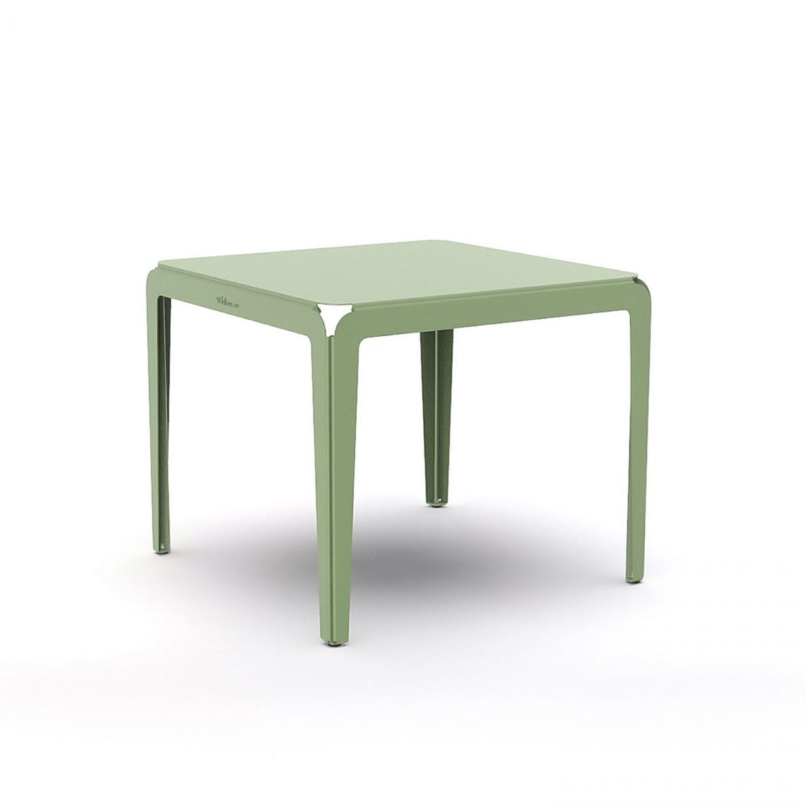 Weltevree - Table Bended - vert pâle - 90 x 90 cm - Tables de jardin