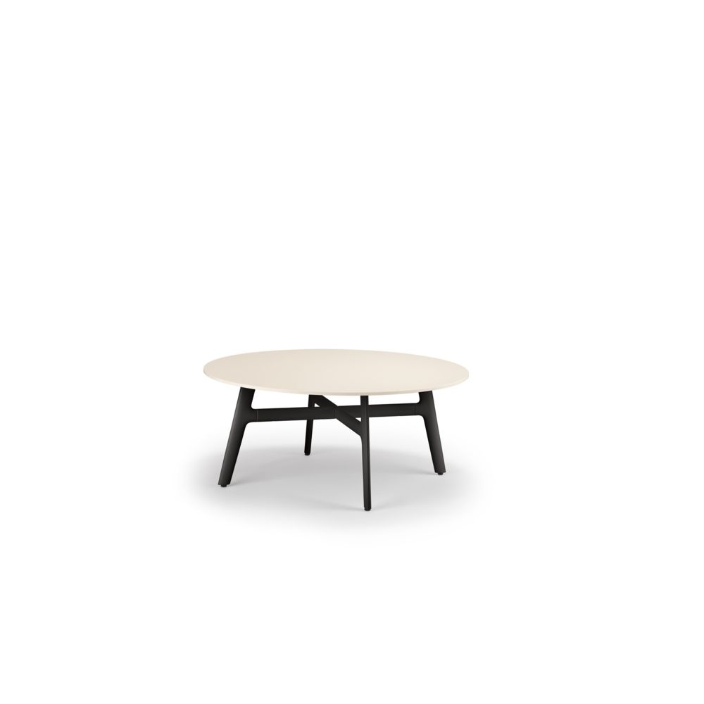 Dedon - Table basse SeaX - noir - blanc - Tables de jardin