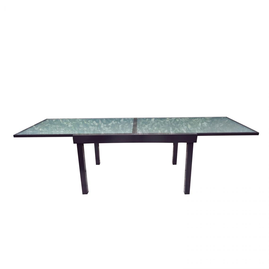 Concept Usine - Brescia : table extensible en aluminium - Ensembles tables et chaises