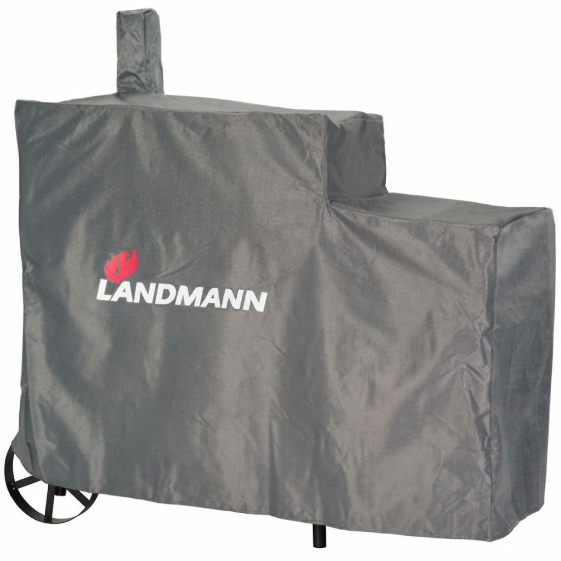 Landmann - Landmann Housse de barbecue Premium XL 140x65x114 cm Gris - Accessoires barbecue