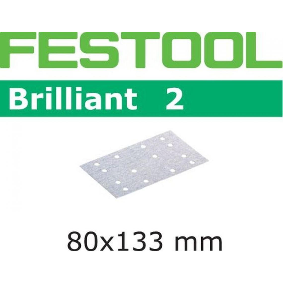 Festool - Abrasifs FESTOOL STF 80x133 P240 BR2 - Boite de 100 - 492856 - Coffrets outils