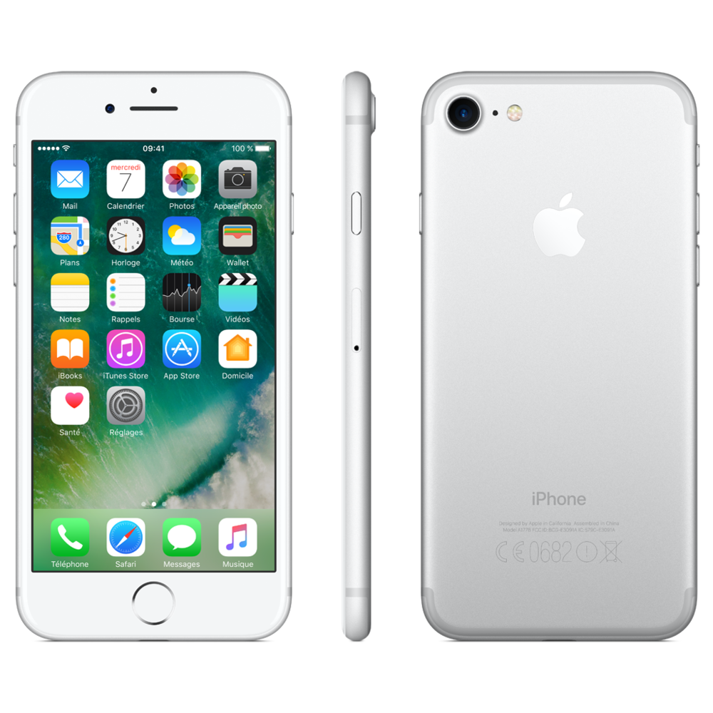 Apple - iPhone 7 - 128 Go - Argent - Reconditionné - iPhone
