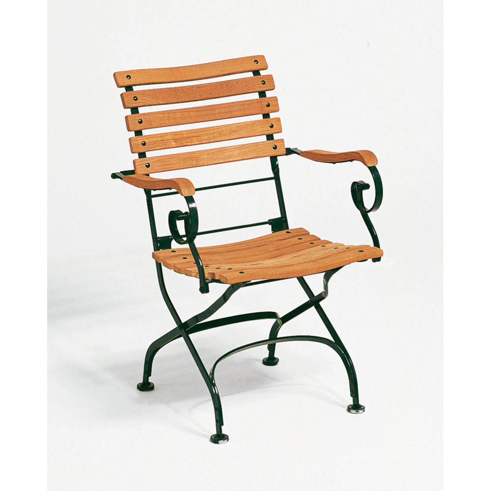 Weishaupl - Chaise Classic curved - vert foncé - Chaises de jardin