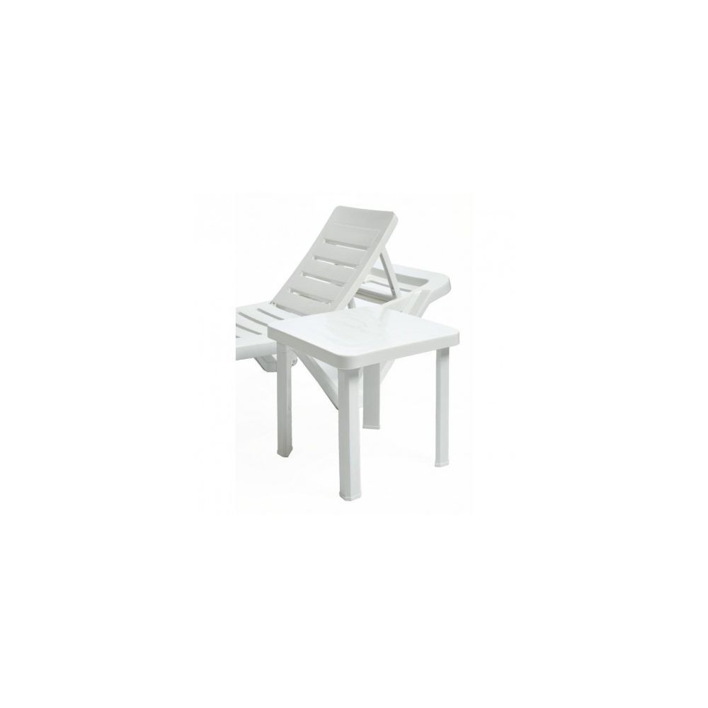 Materiel Chr Pro - Tables d'appoint carrée 470 mm pour chaise longue Resol - - Transats, chaises longues