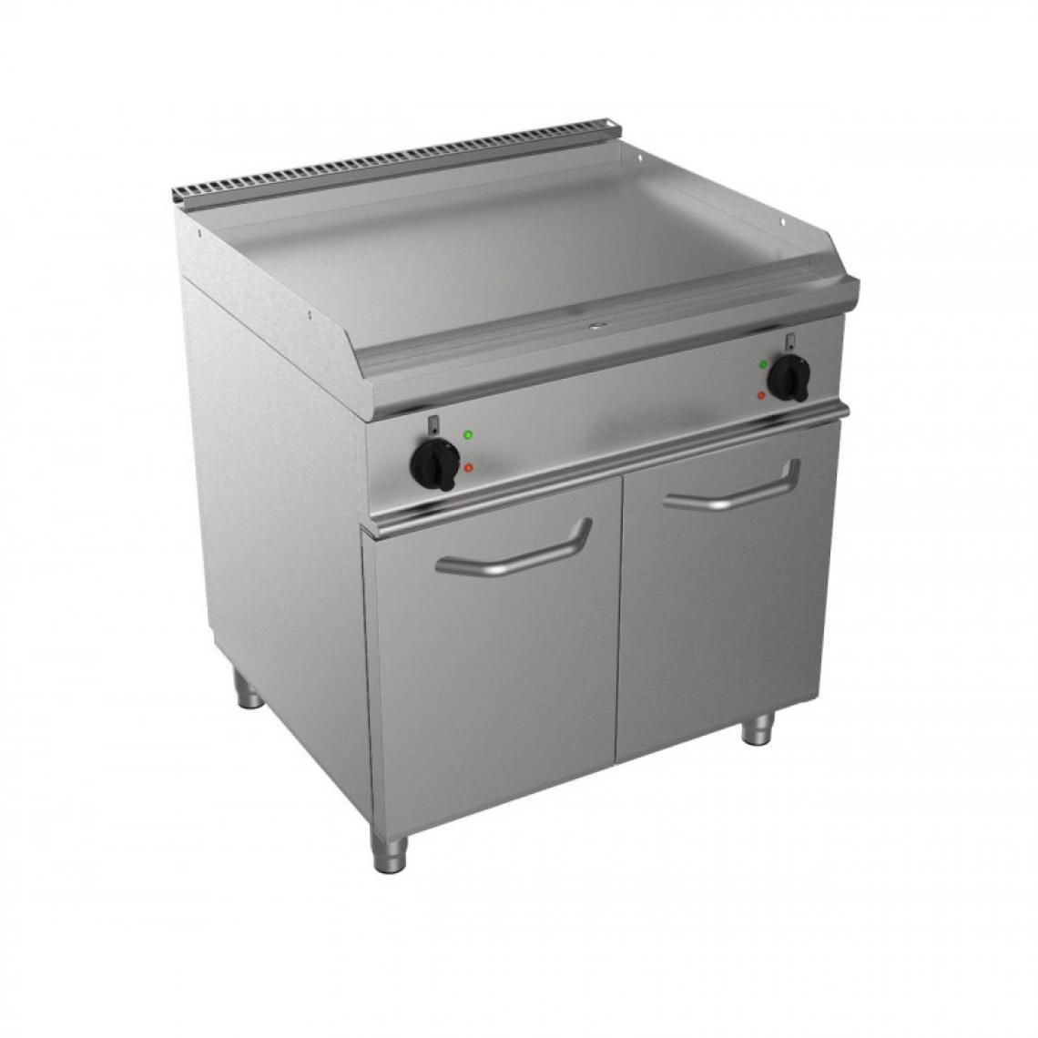 L2G - Fry-Top Electrique Inox 304 Sur Meuble Ferme - L2G - 800 - Accessoires barbecue