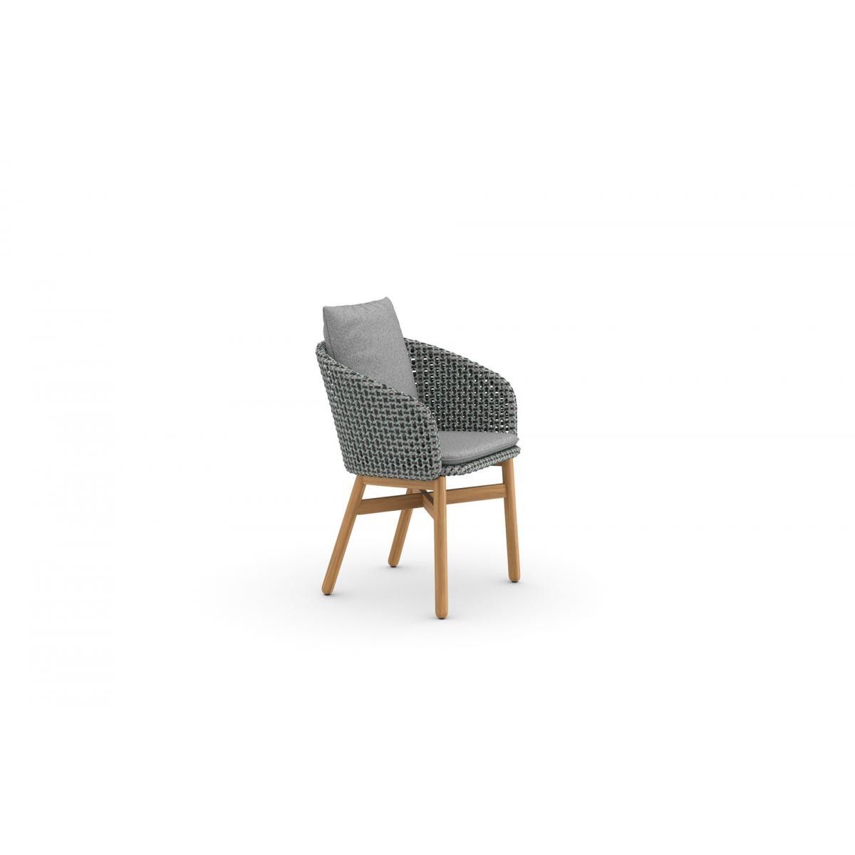 Dedon - Chaise avec accoudoirs Mbrace - Teck - Dedon141Baltic - Chaises de jardin