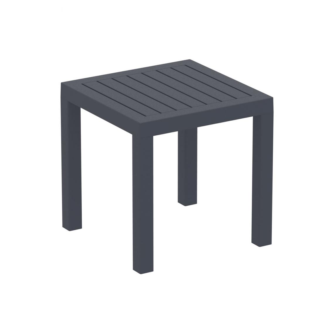 Icaverne - Magnifique Table d'appoint edition Paris couleur gris foncé - Ensembles tables et chaises