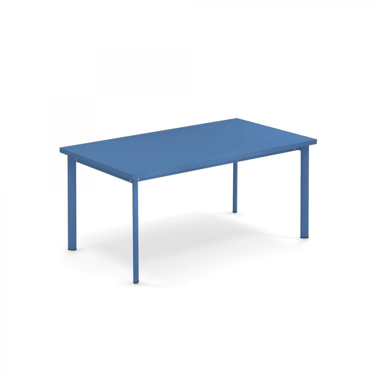 Emu - Table Star - 160 x 90 cm - bleu marine - Tables de jardin