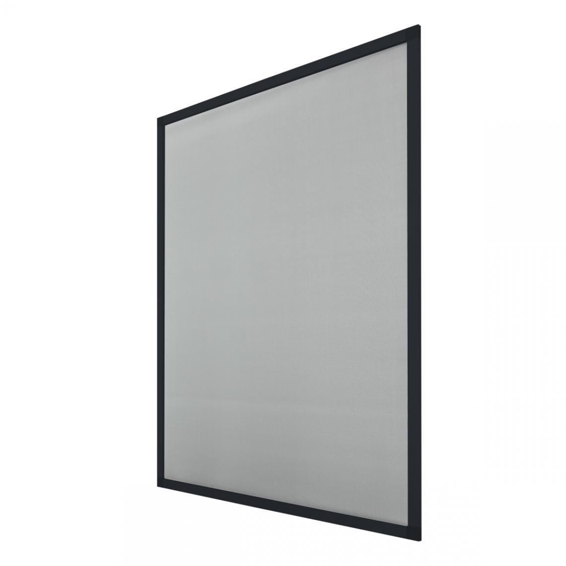 Ecd Germany - 5 x moustiquaire cadre en aluminium anthracite 100 x 120 cm - Moustiquaire Fenêtre