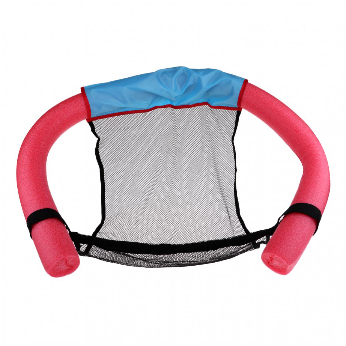 marque generique - piscine flottante noodle sling mesh chaise flottante siège de natation l'eau jouets rouge - Piscines enfants