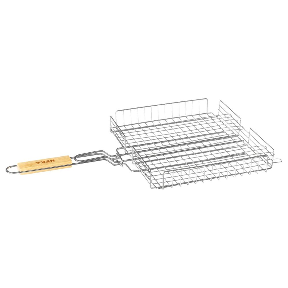 Neka - Grille barbecue panier - 34 x 31 cm. - Accessoires barbecue
