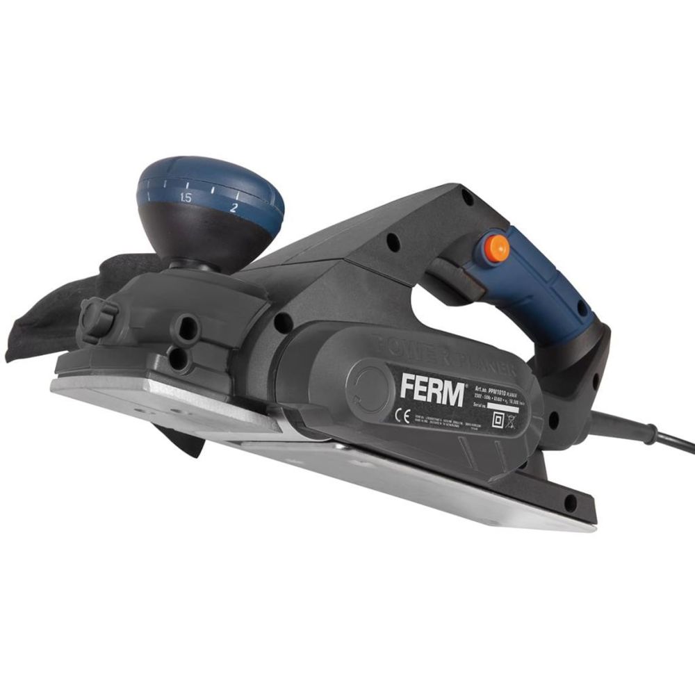 Ferm - FERM Rabot électrique 650W – PPM1010 - Raboteuses, dégauchisseuses