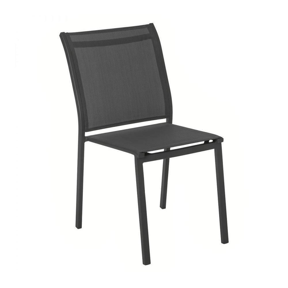 Hesperide - Chaise extérieur Essentia graphite/anthracite Hespéride - Chaises de jardin