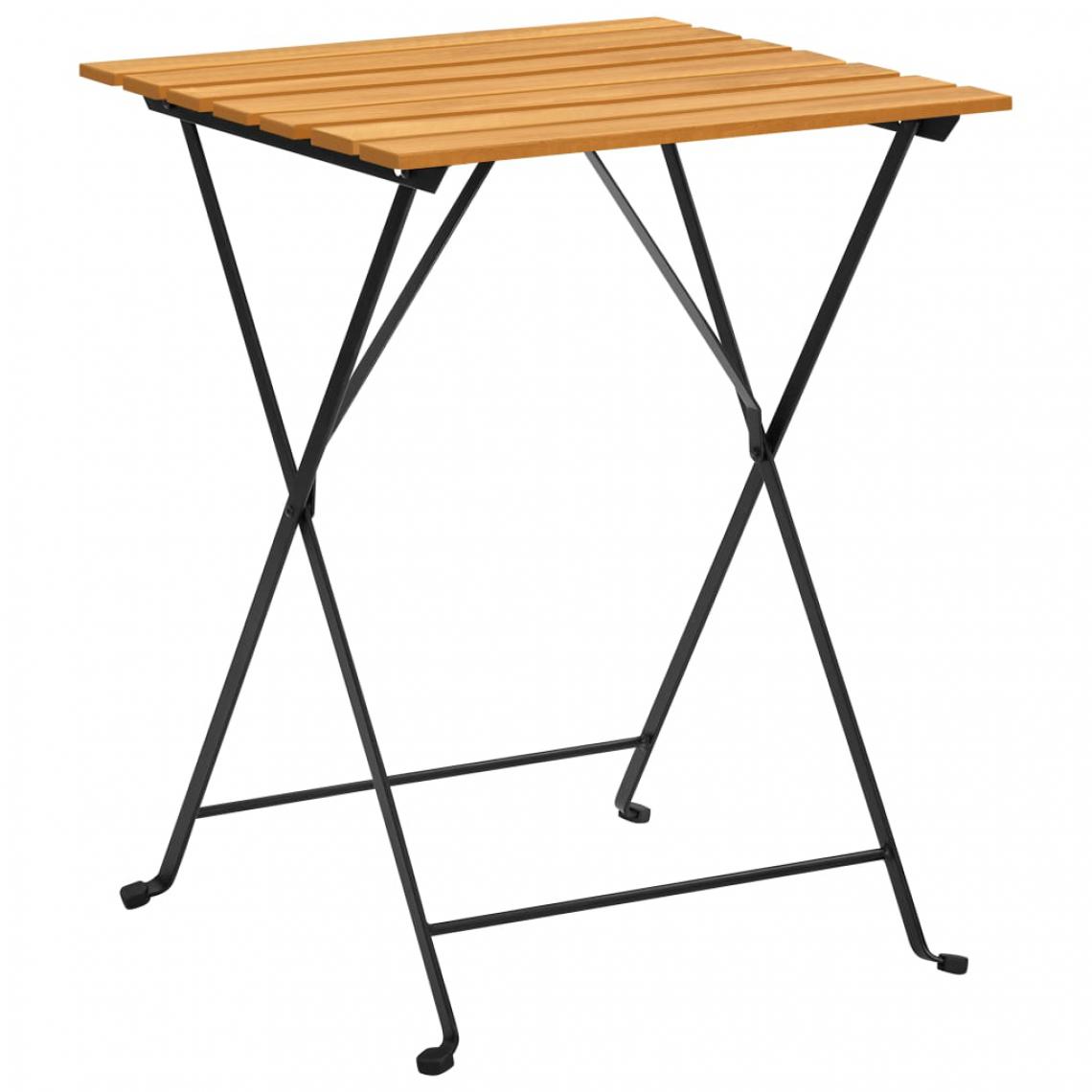 Vidaxl - vidaXL Table de bistro 55x54x71 cm Bois d'acacia massif - Tables de jardin
