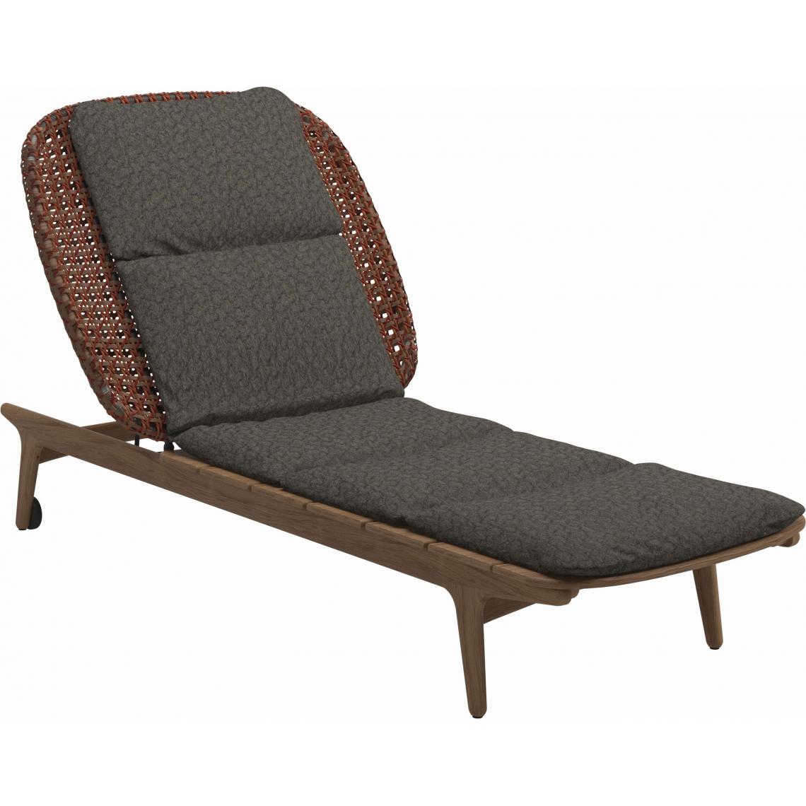 Gloster - Couchette Kay - Wave Quarry - GlosterCopperWicker - Chaises de jardin