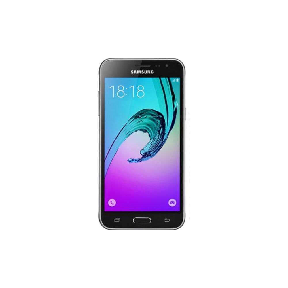 Samsung - Samsung Galaxy J3 (2016) Dual SIM SM-J320F/DS Black - Smartphone Android