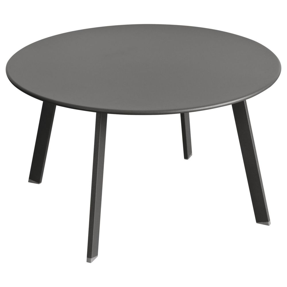 Hesperide - Table d'appoint de jardin Saona - Diam. 70 cm - Gris graphite - Tables de jardin