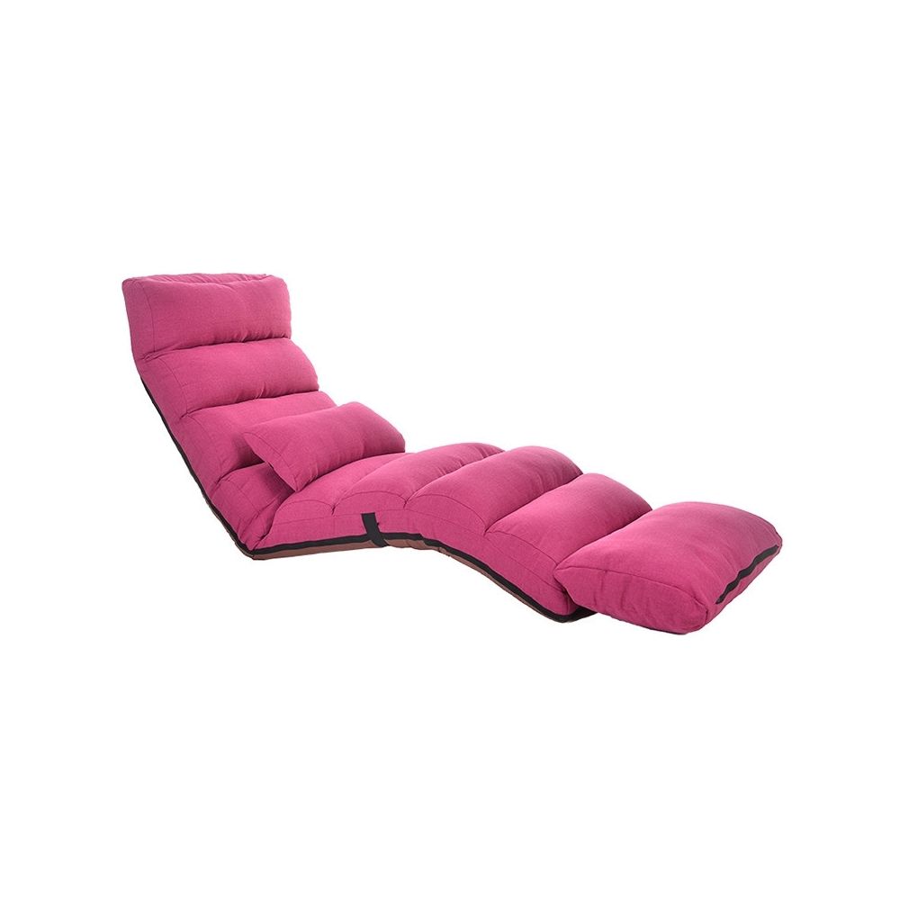 Wewoo - Fauteuil de loisir créatif C1 Lazy Couch Tatamiunique en son genreinclinablebaie vitréeTaille 205x56x20cm Rose rouge - Transats, chaises longues