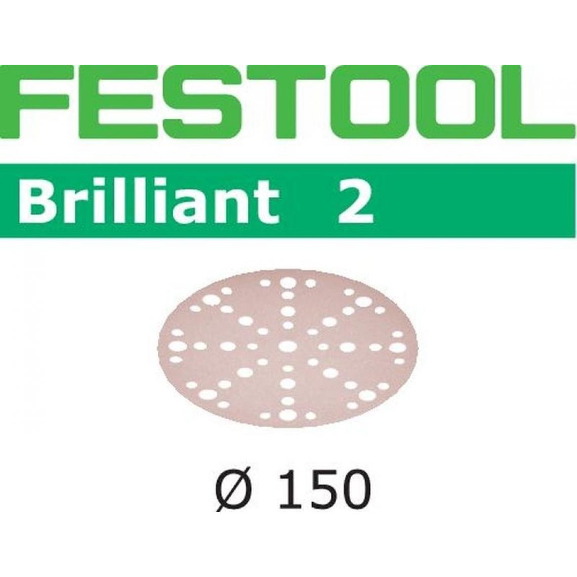 Festool - Abrasifs FESTOOL STF D150/48 P220 BR2 - Boite de 100 - 575150 - Coffrets outils