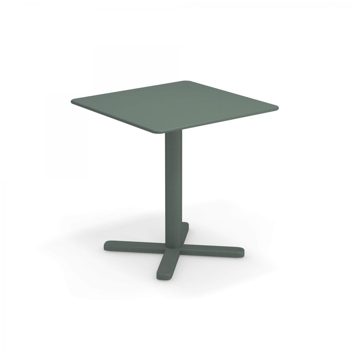Emu - Table carrée Darwin - vert foncé - 70 x 70 cm - Tables de jardin