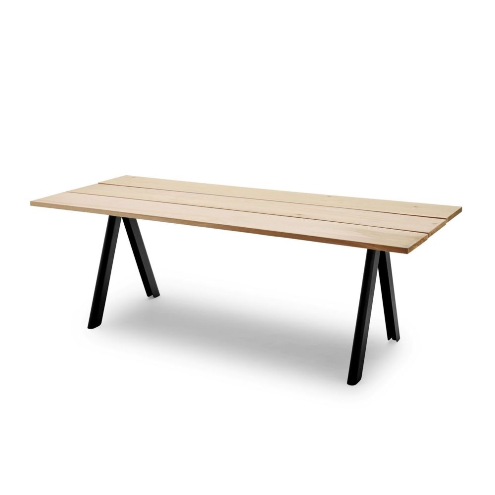 Skagerak - Table Overlap - noir anthracite - Tables de jardin