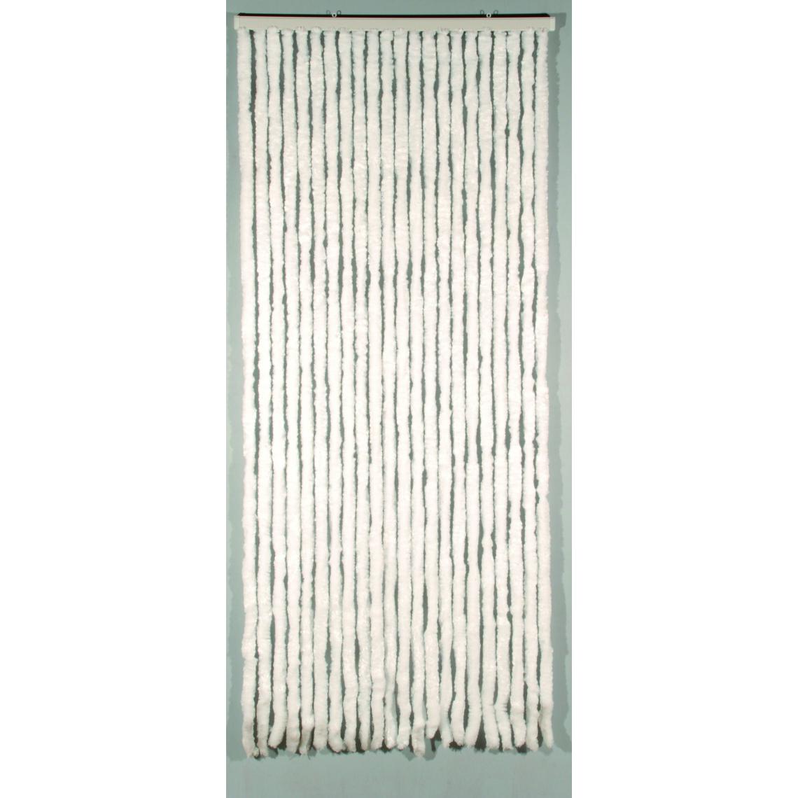 Confortex - Rideau portière Castor 90 x205 cm blanc - Moustiquaire Fenêtre