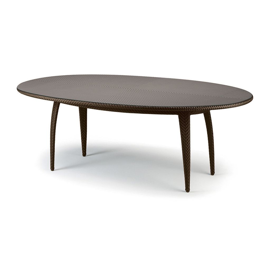 Dedon - Table de salle à manger ovale Tango - bronze - Tables de jardin