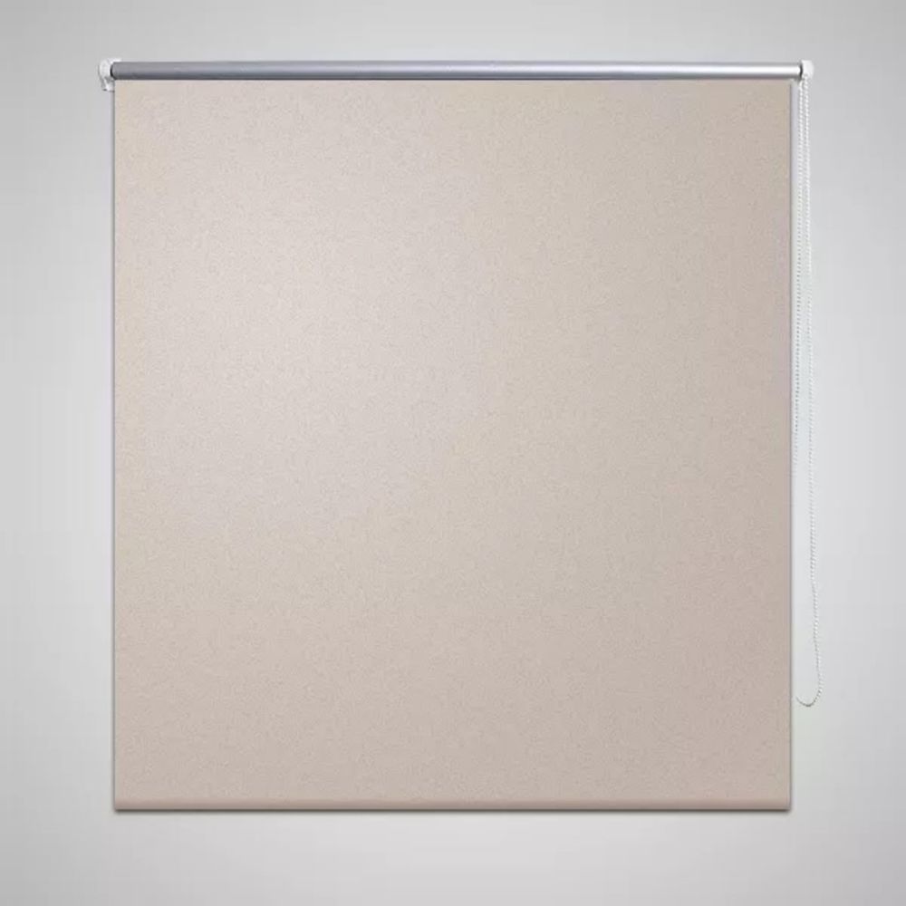Uco - Store enrouleur occultant 140 x 175 cm beige - Store banne