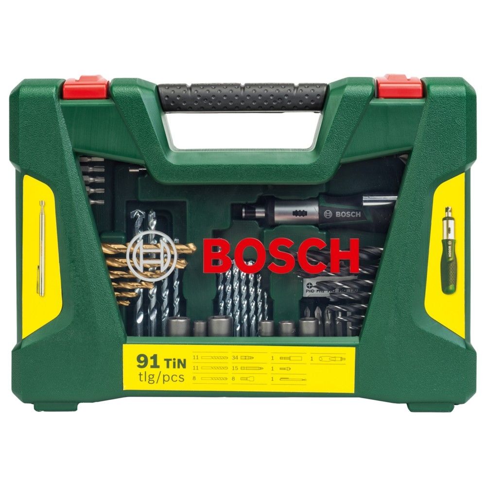 Bosch - Coffret d'accessoires Bosch V-line 91 pièces - Coffrets outils