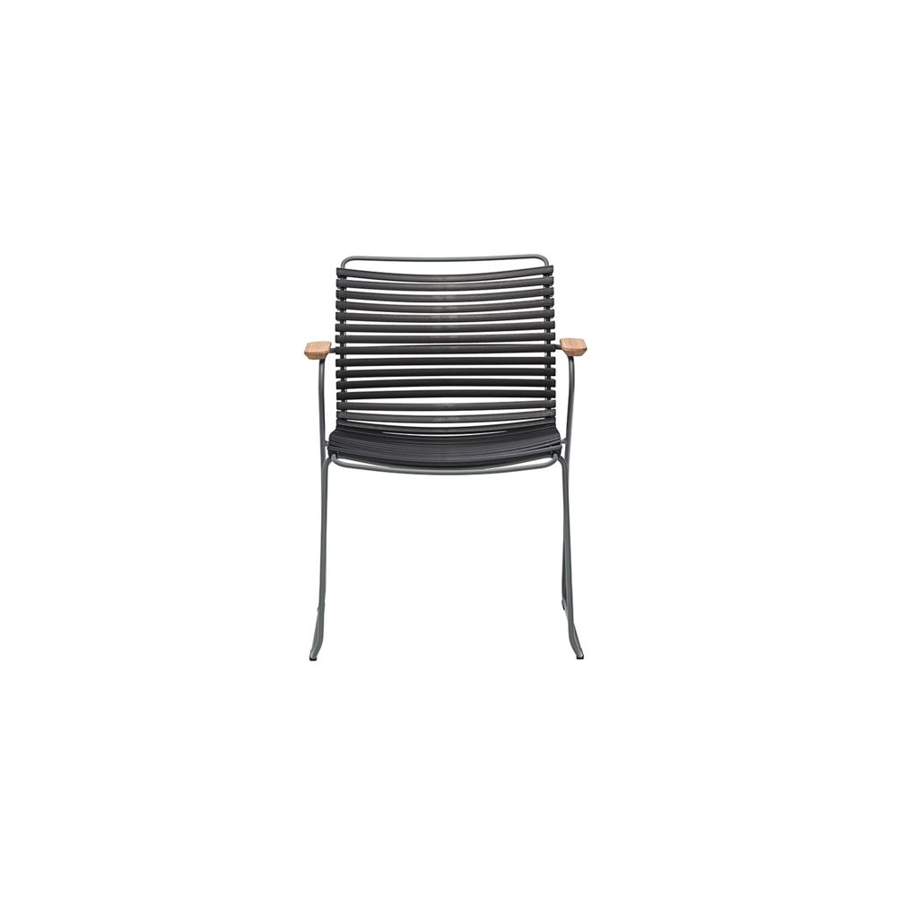 Houe - Chaise à accoudoirs Click Dining - noir - Chaises de jardin
