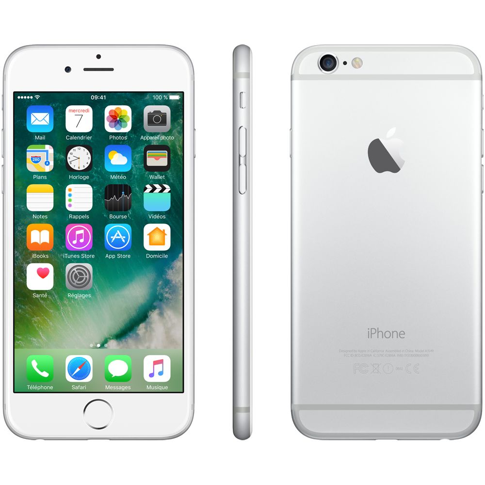 Apple - iPhone 6 - 64 Go - Argent - iPhone