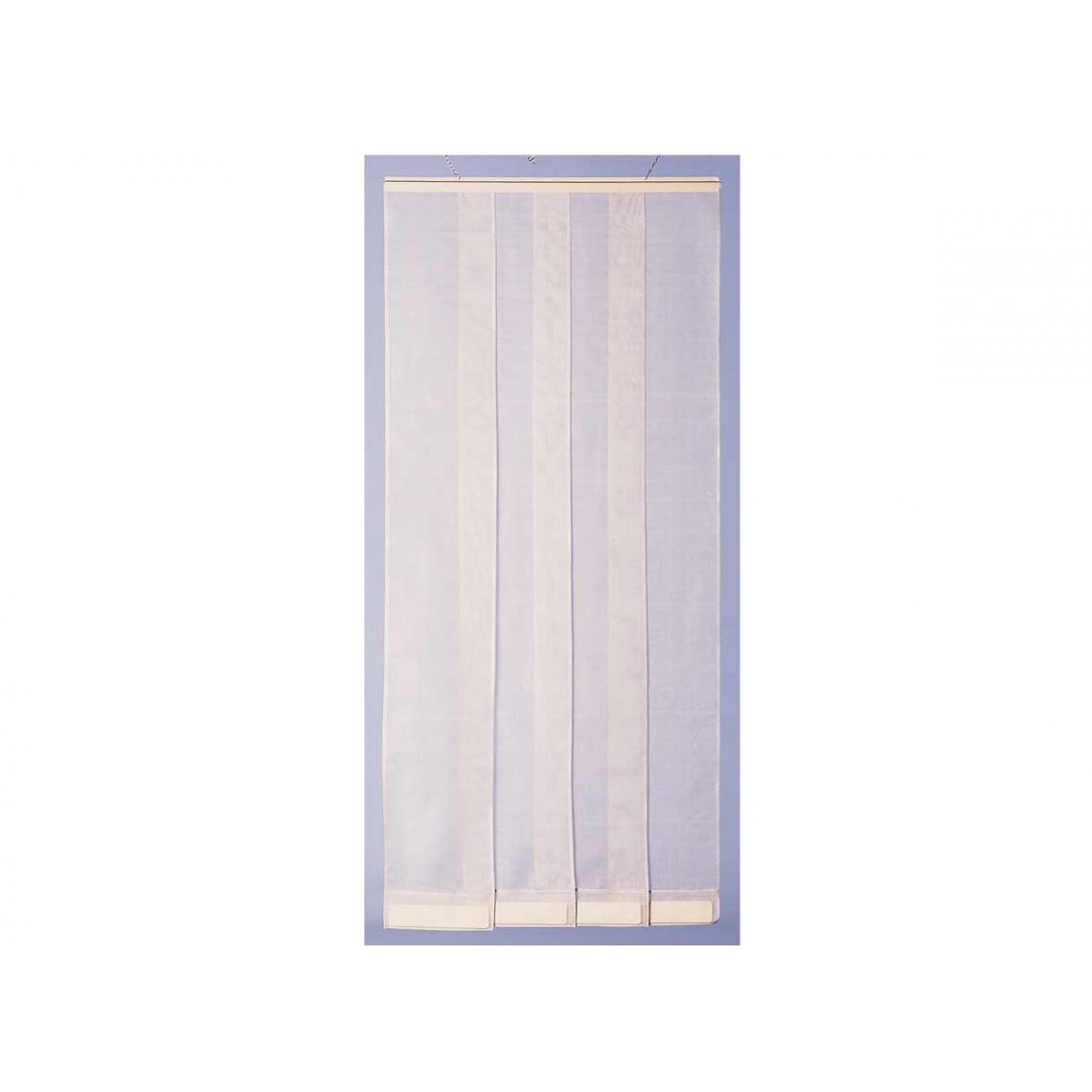 Jardideco - Rideau de porte moustiquaire Mosquito Beige - 100 x 220 cm - Moustiquaire Fenêtre