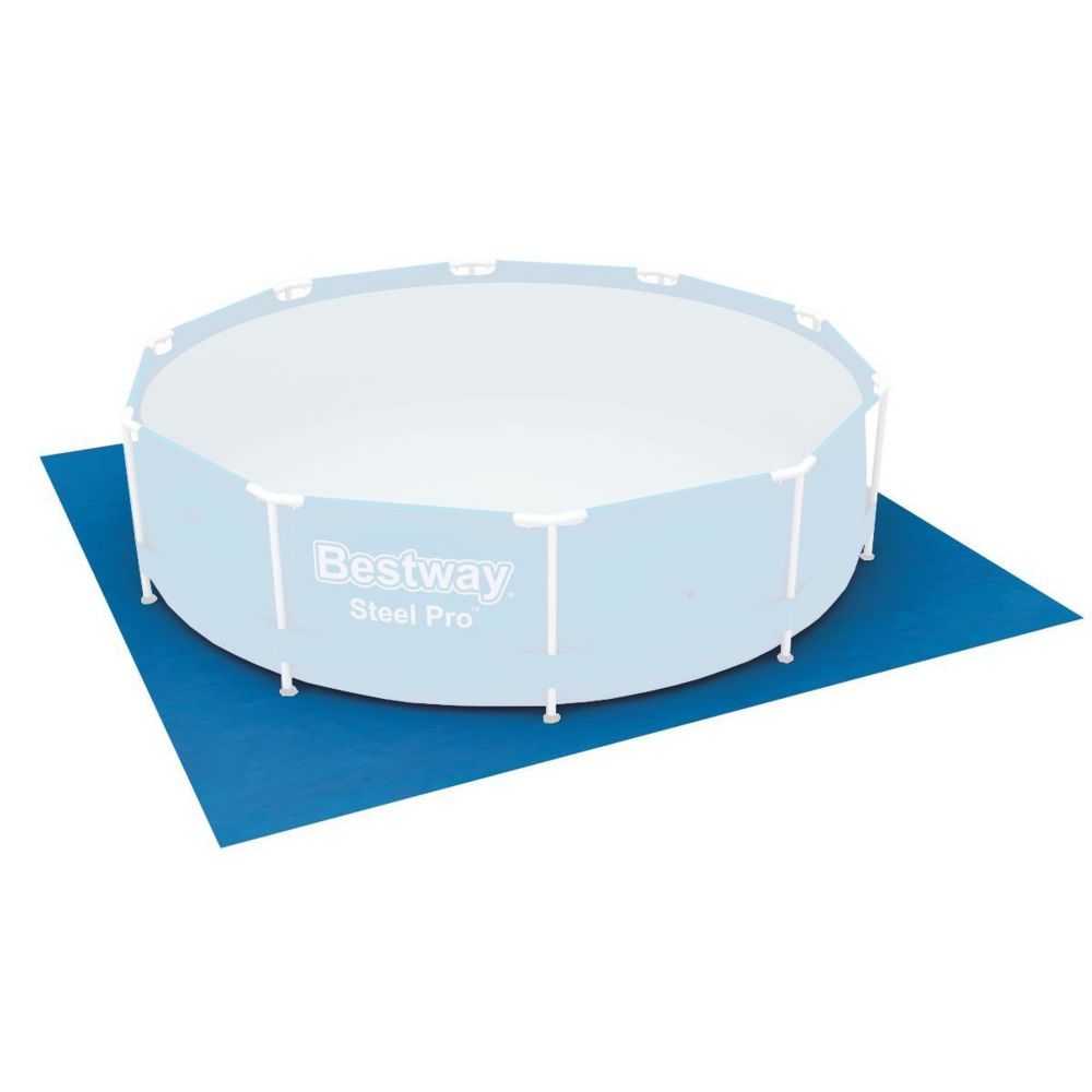 Bestway - Tapis de sol protection piscine Bestway Tapis de sol 3.35 * 3.35m Bleu 57132 - Accessoires piscines hors sol